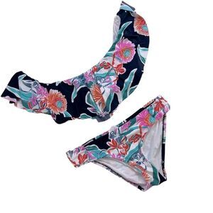 Trina Turk Shirred Hipster Bikini